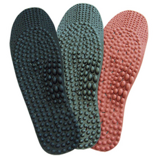 (주)에이스샵_남여공용 국산 지압깔창 1쌍 헤라칸 / 실리골드 지압깔창 지압용깔창 신발지압깔창