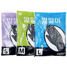 동광상사 깔깔이 미용장갑 대형 L, 30개, 블랙 L