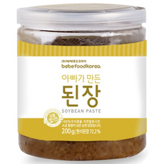 베베푸드 아빠가 만든 된장, 한식 된장, 200g, 1개