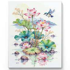 서은이네 액자 캔버스형 보석십자수 세트, 1개, 40X50 HO-06