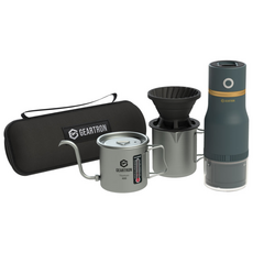 기어트론 포트브루 티타늄 브루잉 키트, 그린 커피그라인더 (GTPGCB20G-KR)