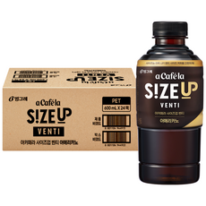 빙그레 아카페라 사이즈업 벤티 아메리카노 600ml 24개