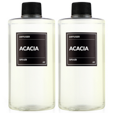 JSP디퓨저 (500ml 1+1) 리필액, 아카시아, 500ml, 2개
