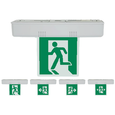화경 천장형 유도등 소형 양면 단면 LED / 피난구유도등 대 중 소, 4.화경천장형소형유도등단면양방향, 1개