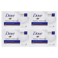 도브비누 뷰티바 화이트 100g 단품, 90g, 4개입