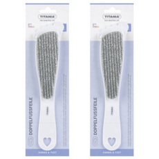 TITANIA 雙面去角質足銼, 2個
