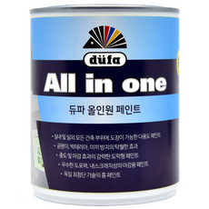 본덱스 듀파 올인원 페인트, 크림화이트, 1L, 1개