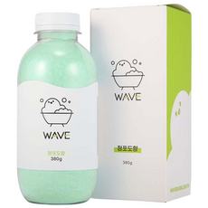 웨이브코리아 과일 버블바스 3종 거품목욕 아기입욕제 그린 청포도, 380g, 1개