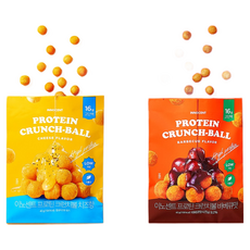 이노센트 프로틴 크런치볼 2종 혼합세트, 4개, 40g