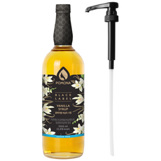 포모나 무설탕 블랙라벨 바닐라 시럽 1L + 전용 시럽펌프 세트, 1세트