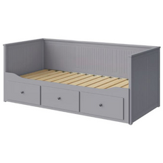 이케아 HEMNES 헴네스 데이베드프레임+서랍3 80x200cm, 그레이 304.278.31