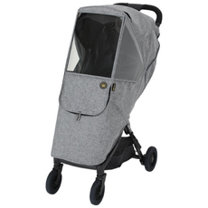 맘네스트 잉글레시나 퀴드 1 2 3 휴대용 유모차 전용 4계절 방풍커버 블랙멜란지_베이비젠 요요2 호환, 퀴드/요요-4계절-블랙멜란지, 1개