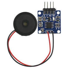 [피에조 압전 충격 탭 센서] 아두이노 Piezo Shock Tap Sensor Module, 1개