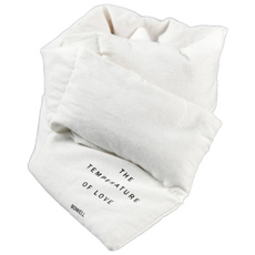 肩頸用穀物熱敷袋 白色, 1個