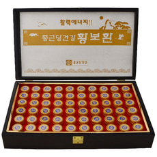 종근당 황보환 침향 녹용 인삼 산수유 한약재 건강환 부모님 스승님 선물세트, 3.75g, 60개