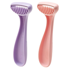 1+1 여성 면도기 제모기 퍼플+핑크 1세트, 2개, 2개입