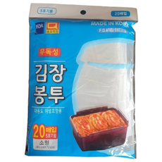 우진크린라이프 김장봉투, 소형(약5포기), 20개입, 1개