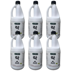 맑은 락스 2L 살균소독 주방세제 청소용품 세정제, 6개