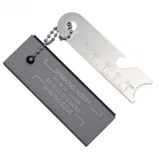 까마느 캠핑 부싯돌 불꽃 마스네슘 스틱 파이어 스타터 다용도 야외 아웃도어, 실버, 1개