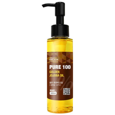 프리킨 퓨어100 골든 호호바오일 비정제 냉압착 유기농, 1개, 100ml