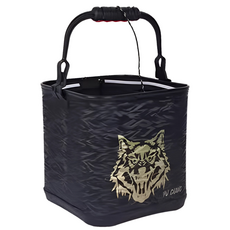 씨케이지에프 / 유창 이중바닥 두레박 / 해루질 민물 바다 선상 갯바위 방파제 / 이중 바닥 공법 / 접이식 보관 / 높은 휴대성 / 질기고 오염에 강한 EVA 재질 /, 블랙