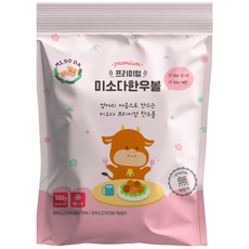 미소다 한우볼 300g 아기반찬 유아식, 1개