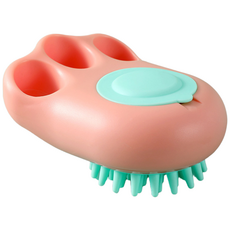 라이톰 반려동물 2in1 샴푸 브러쉬, 핑크, 1개