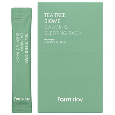 Farm stay 茶樹鎮靜晚安面膜隨身包, 4ml, 20入
