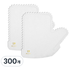 디디플렉스 다용도 부직포 청소 장갑, 화이트, 300개