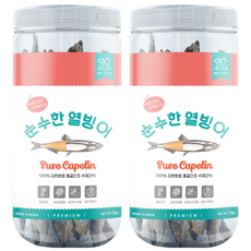 순수한 동결건조간식, 열빙어, 70g, 2개