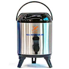 필하이 대용량 보냉보온물통 스테인레스 워터저그 B타입 3L(실용량 2.8L), 혼합색상, 3L