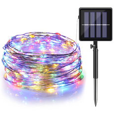 태양광 와이어 전구 100구 200구 300구 (12M 22M 32M), 300구 (칼라)_32m