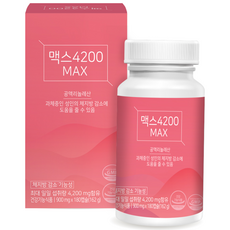 맥스4200 CLA 4200mg 독일산 공액리놀레산 과체중 체지방 홍화씨유 최고함량, 180정, 1개