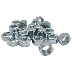 삼부 너트 3/8 볼트 500개 고정용 너트 철물 부속, 7.5mm, 3/8(9.5mm)