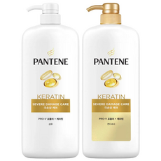 팬틴 극손상케어 샴푸 1200ml 1개 + 컨디셔너 1200ml 1개, 2.4L
