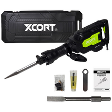 엑스코트 해머드릴 뿌레카 유선 전기 파괴함마 콘크리트 철거 브레이커 2600W XZG01-116A, 1개