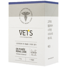 Vets 반려동물 닥터퓌레 영양제, 30회분, 신장, 1개