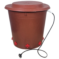 세이프24 닭모이통 닭사료통 닭물통 자동급수기, 니플형급수기1호+열선, 1개