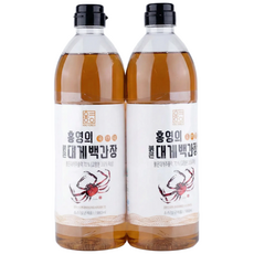 홍영의 붉은대게 백간장, 980ml, 2개