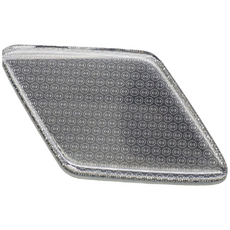 BRUI 菱形月亮圖案足部去角質器, 1入, 1個