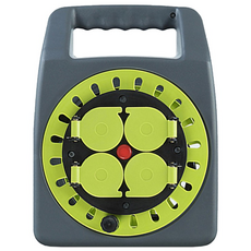 러그박스 케이블 코드 릴선 4구 캡형 LB-C20MLG, 20m, 1개