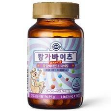 SOLGAR 孩童綜合維他命礦物質咀嚼錠, 76顆, 1罐