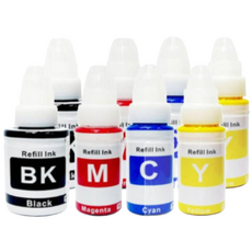 루프잉크 캐논 무한 잉크 호환 G3910 G2910 G3900 호환, 1개, 검정 파랑 빨강 노랑 2세트 총8개입