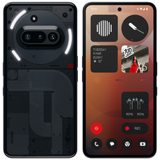 낫싱 Phone (3a) 휴대폰 자급제폰 광학줌 4K 동영상 NFC 지문센서, 128GB, 블랙
