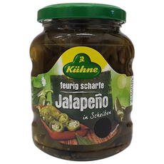 독일 칼퀴네 말랑한 서양식 할라피뇨 할라폐뇨 슬라이스 절임 피클 330g, 1개