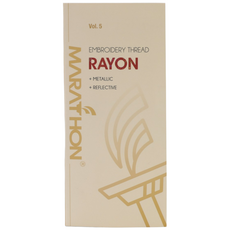 마라톤자수사 ALL NEW 비스코스 레이온 자수실 자수사 미싱 컬러북 Vol5, 1개, 레이온 컬러북