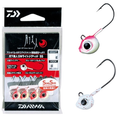 다이와 월하미인 SW 라이트 지그헤드 SS, 글로우, 2.5g 바늘4호, 1개