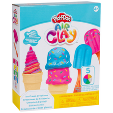 플레이도 에어클레이 아이스크림 크리에이션 손에 묻지 않는 어린이 오감발달 아이스크림만들기, 1개, 100g