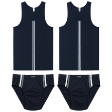 2장세트 유니미스 국산 남성용 런닝 삼각팬티 세트