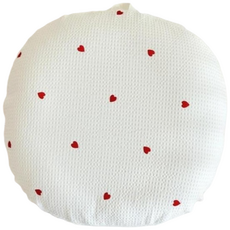 ROTOTO bebe 防溢奶透氣網眼型枕套, 愛心鬆餅